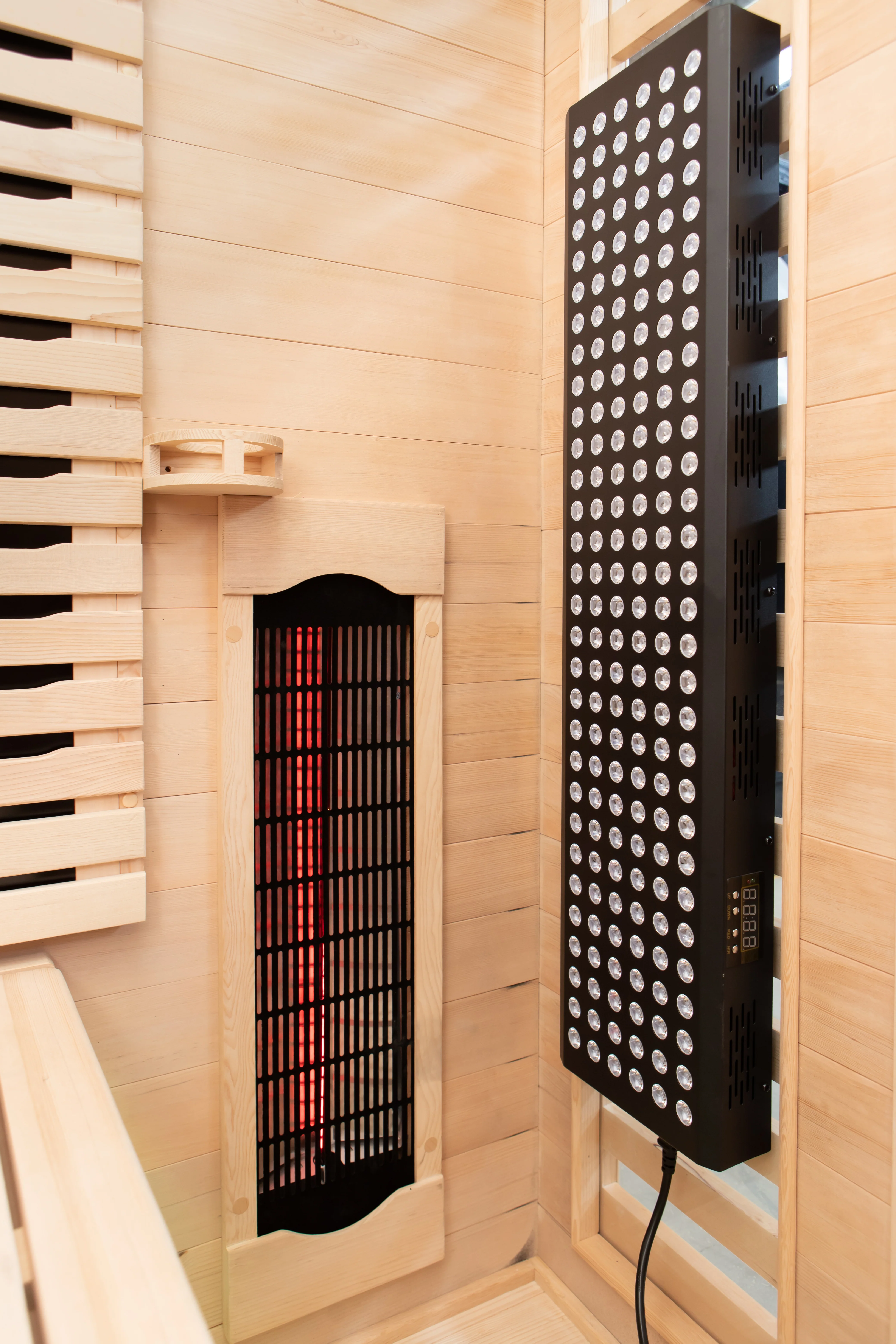 Denali 3-Person Full Spectrum Infrared Sauna with Full-Body Medical-Grade Red Light Therapy & Smart WiFi App Control - Image 10