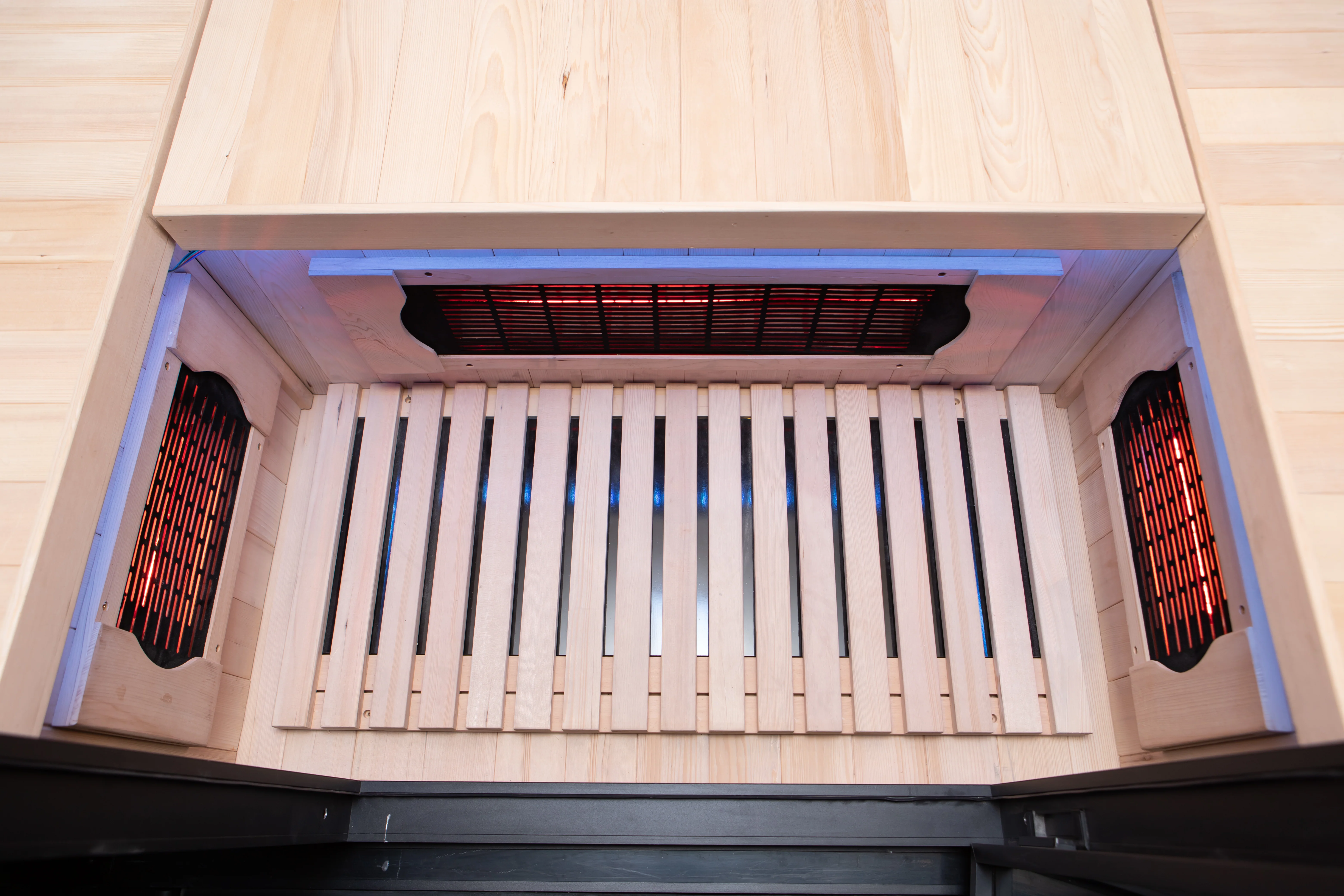 El Capitan 4-Person Outdoor Full Spectrum Infrared Sauna with Full-Body Medical-Grade Red Light Therapy and Smart WiFi App Control - Image 26