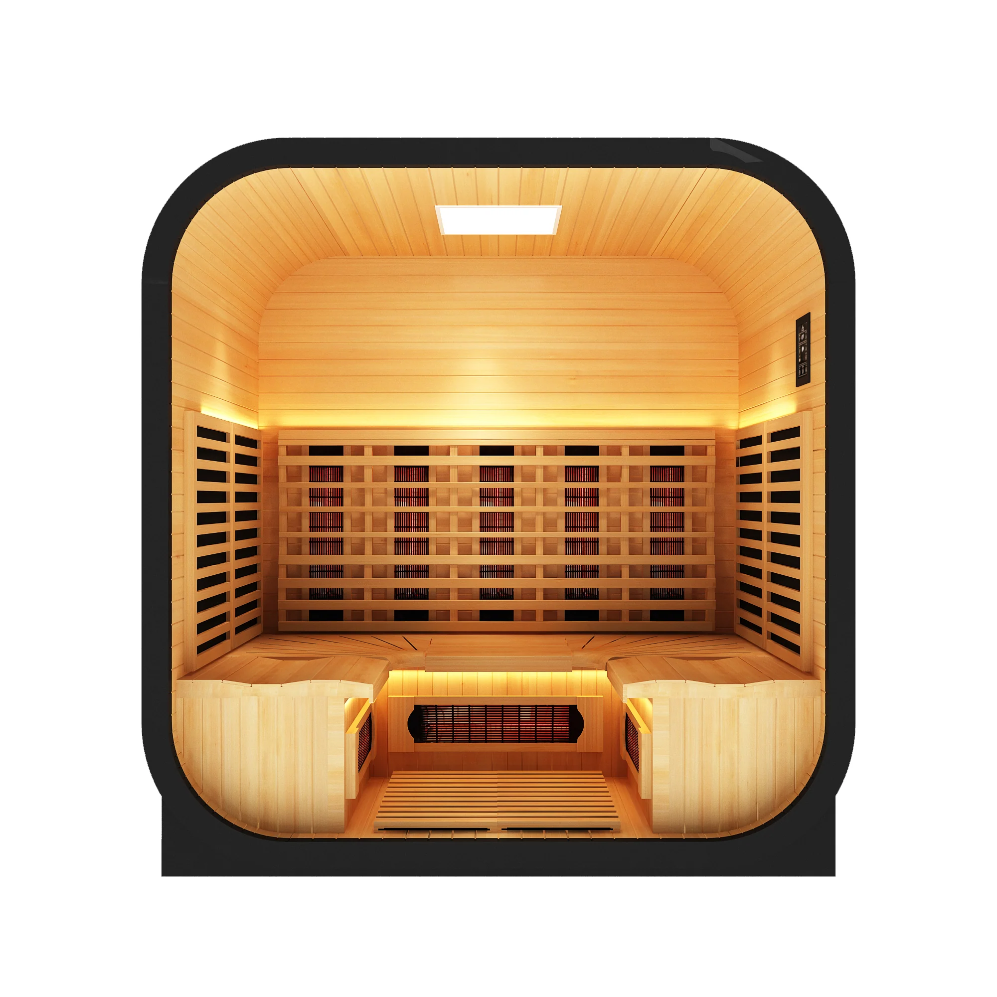 El Capitan 4-Person Outdoor Full Spectrum Infrared Sauna with Full-Body Medical-Grade Red Light Therapy and Smart WiFi App Control - Image 5