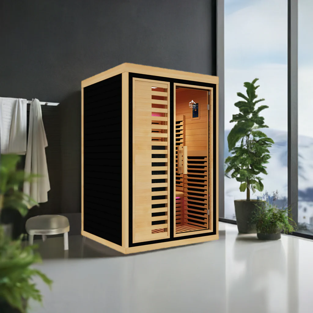 Everest 2-Person Full Spectrum Infrared Sauna with Full-Body Medical-Grade Red Light Therapy & Smart WiFi App Control - Image 13