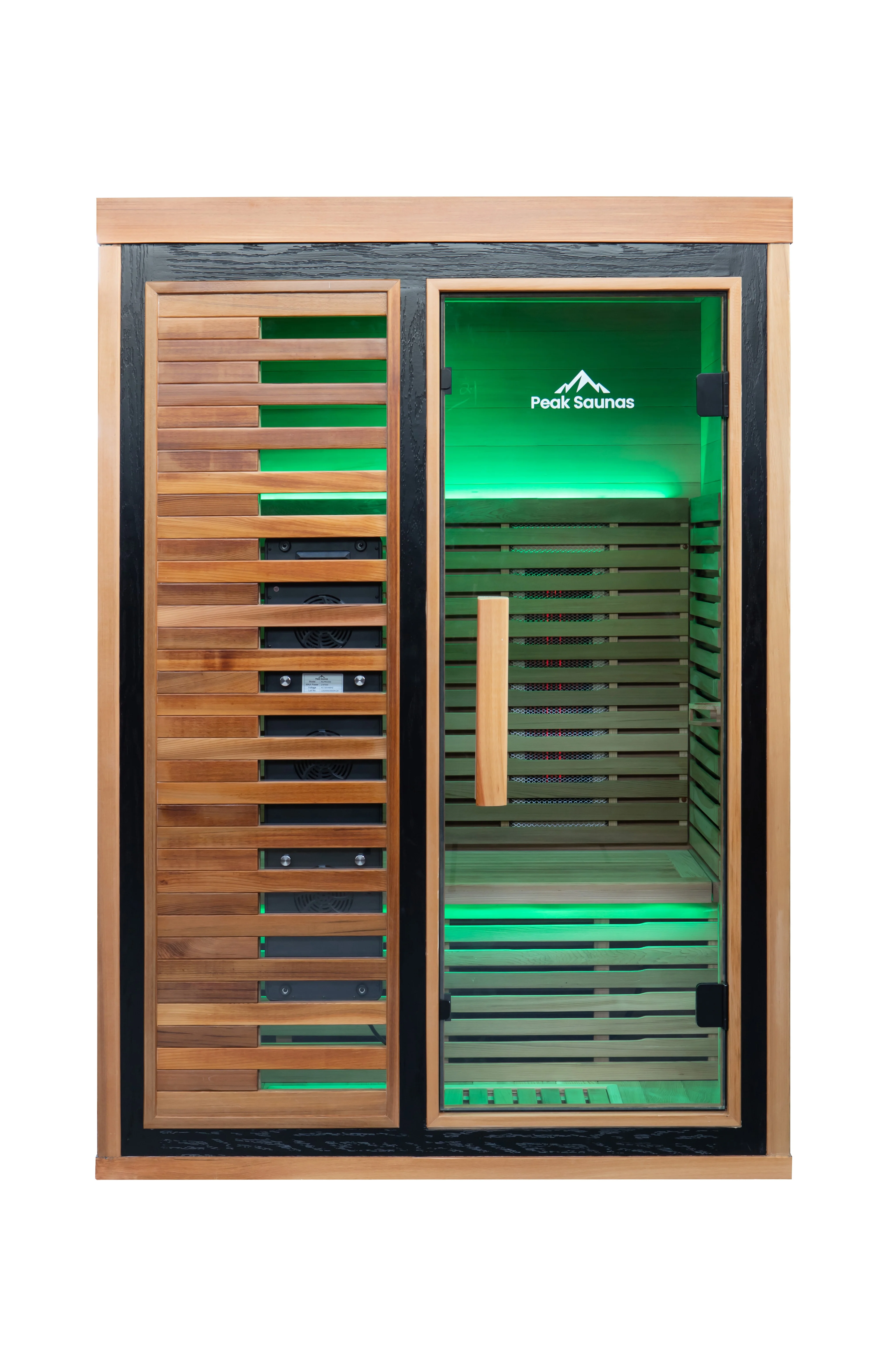 Fuji 2-Person Full Spectrum Infrared Sauna with Full-Body Medical-Grade Red Light Therapy & Smart WiFi App Control - Image 5