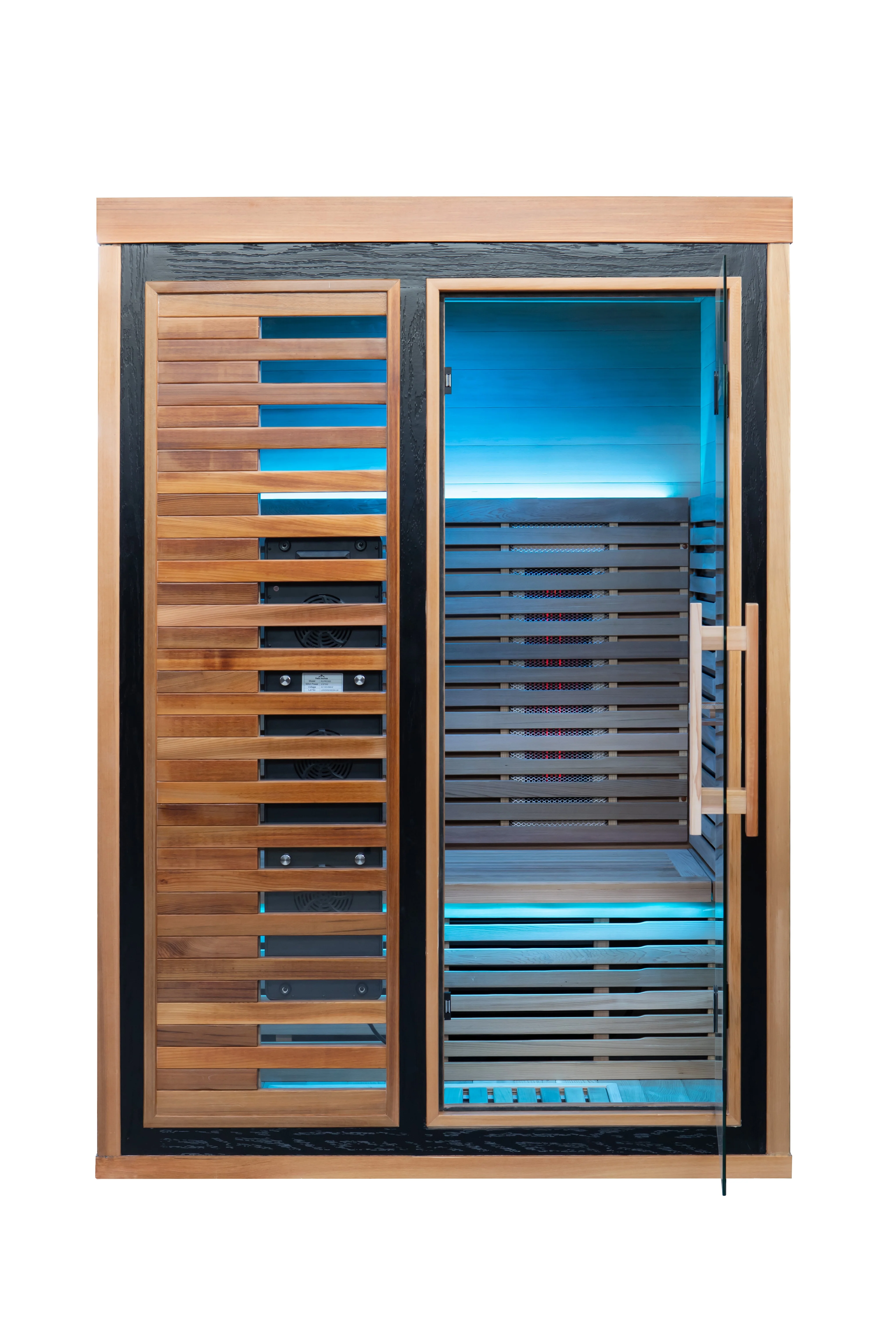 Fuji 2-Person Full Spectrum Infrared Sauna with Full-Body Medical-Grade Red Light Therapy & Smart WiFi App Control - Image 6