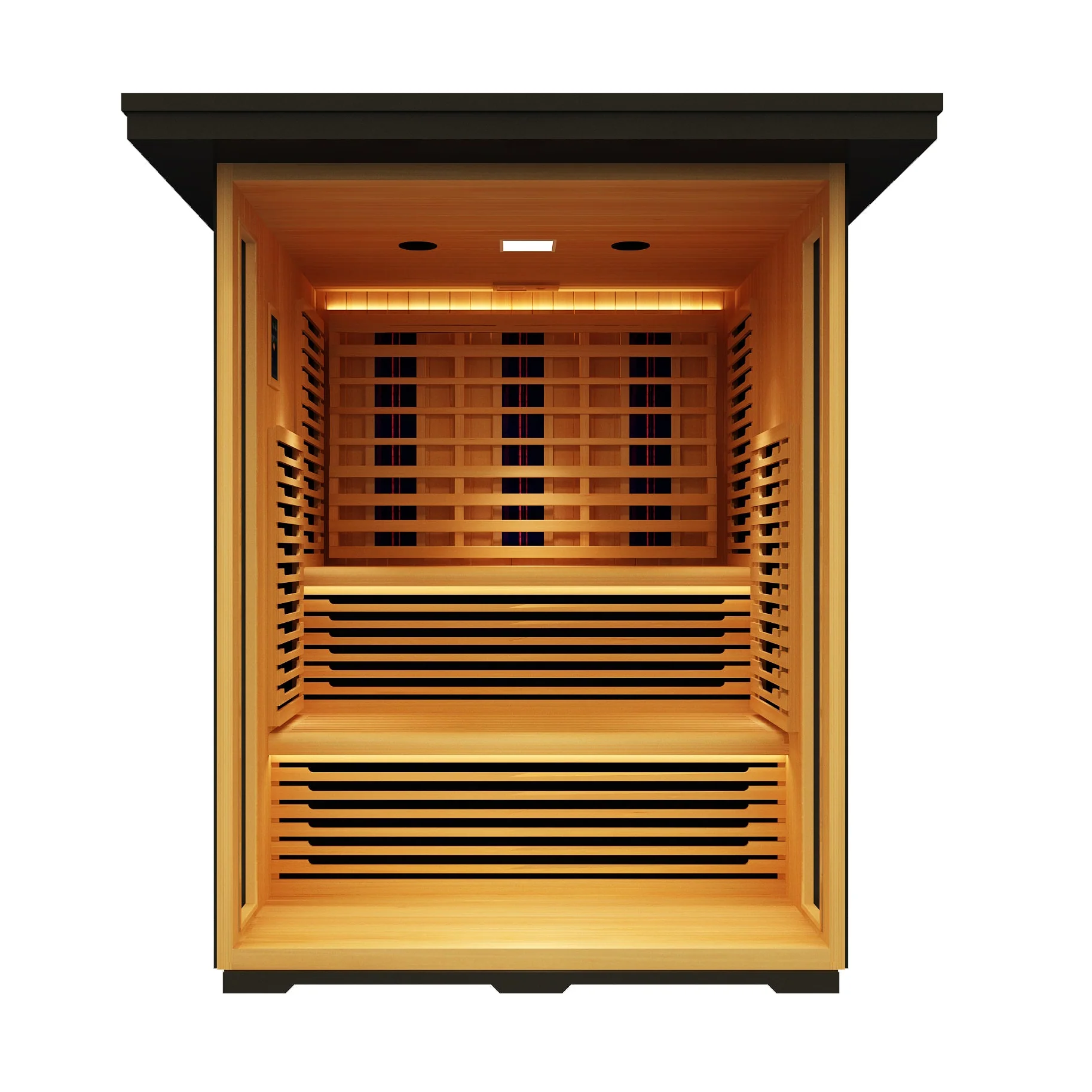 Kilimanjaro 5-Person Outdoor Full Spectrum Infrared Sauna with Full-Body Medical-Grade Red Light Therapy and Smart WiFi App Control - Image 21