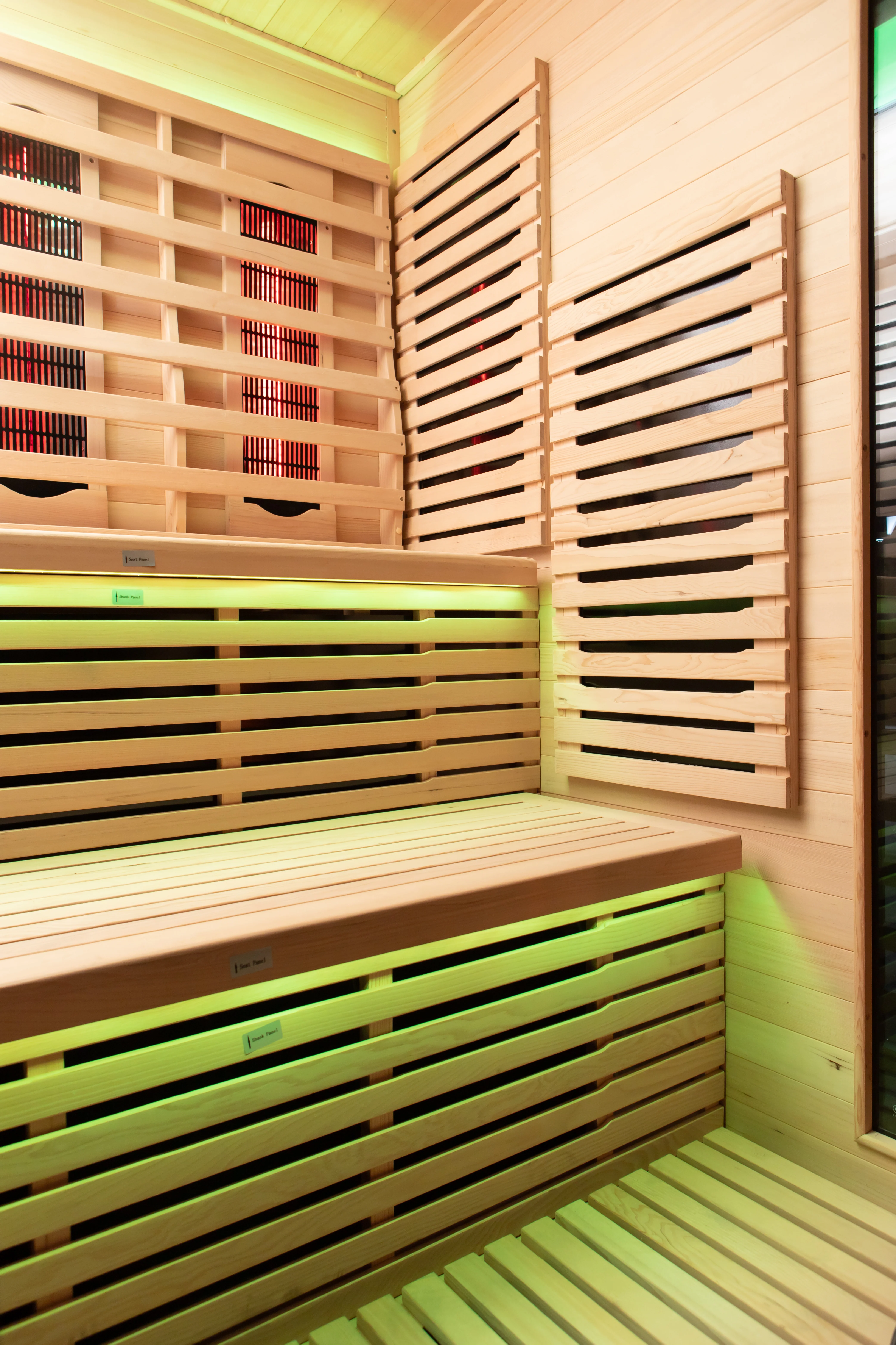 Kilimanjaro 5-Person Outdoor Full Spectrum Infrared Sauna with Full-Body Medical-Grade Red Light Therapy and Smart WiFi App Control - Image 25