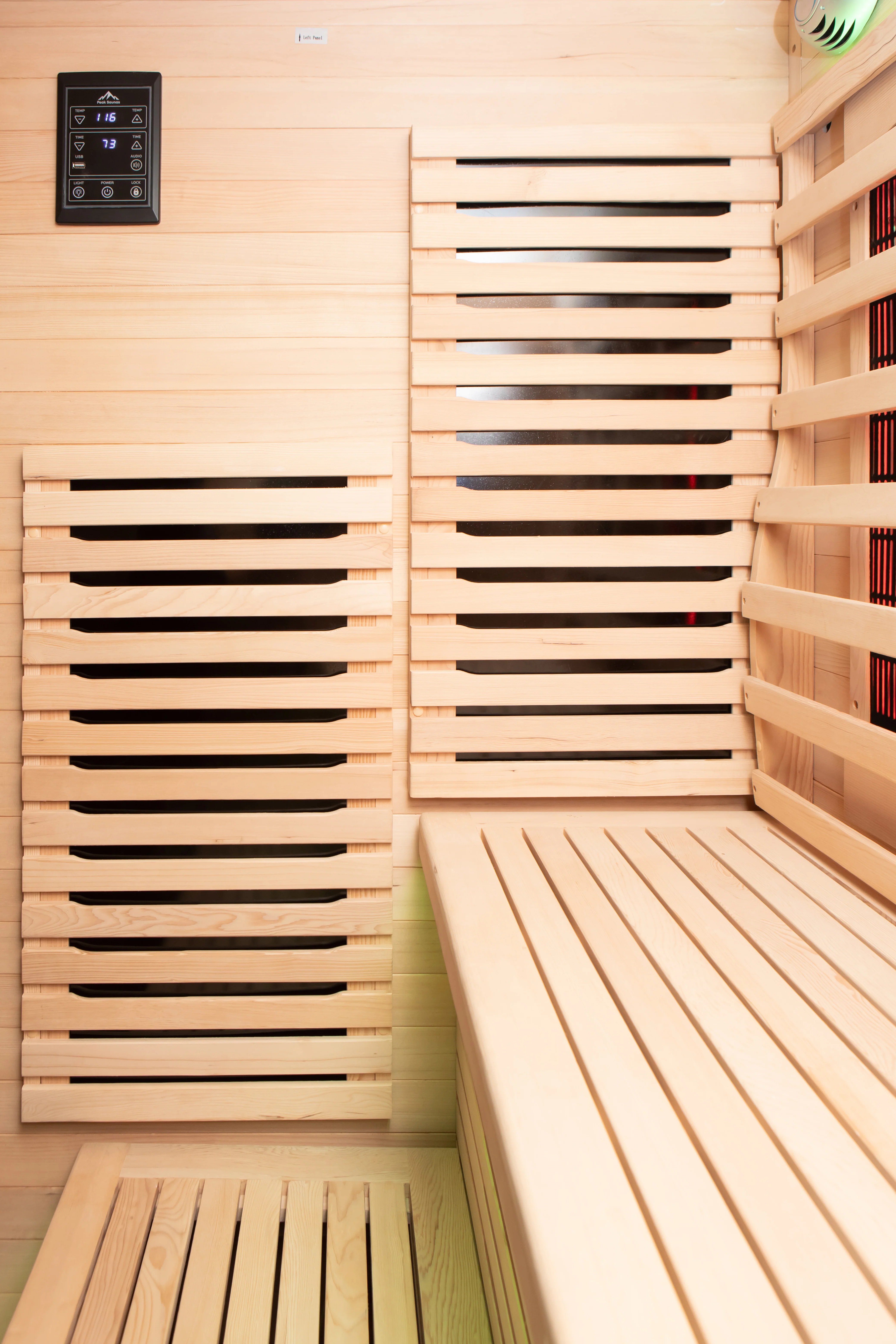 Kilimanjaro 5-Person Outdoor Full Spectrum Infrared Sauna with Full-Body Medical-Grade Red Light Therapy and Smart WiFi App Control - Image 26