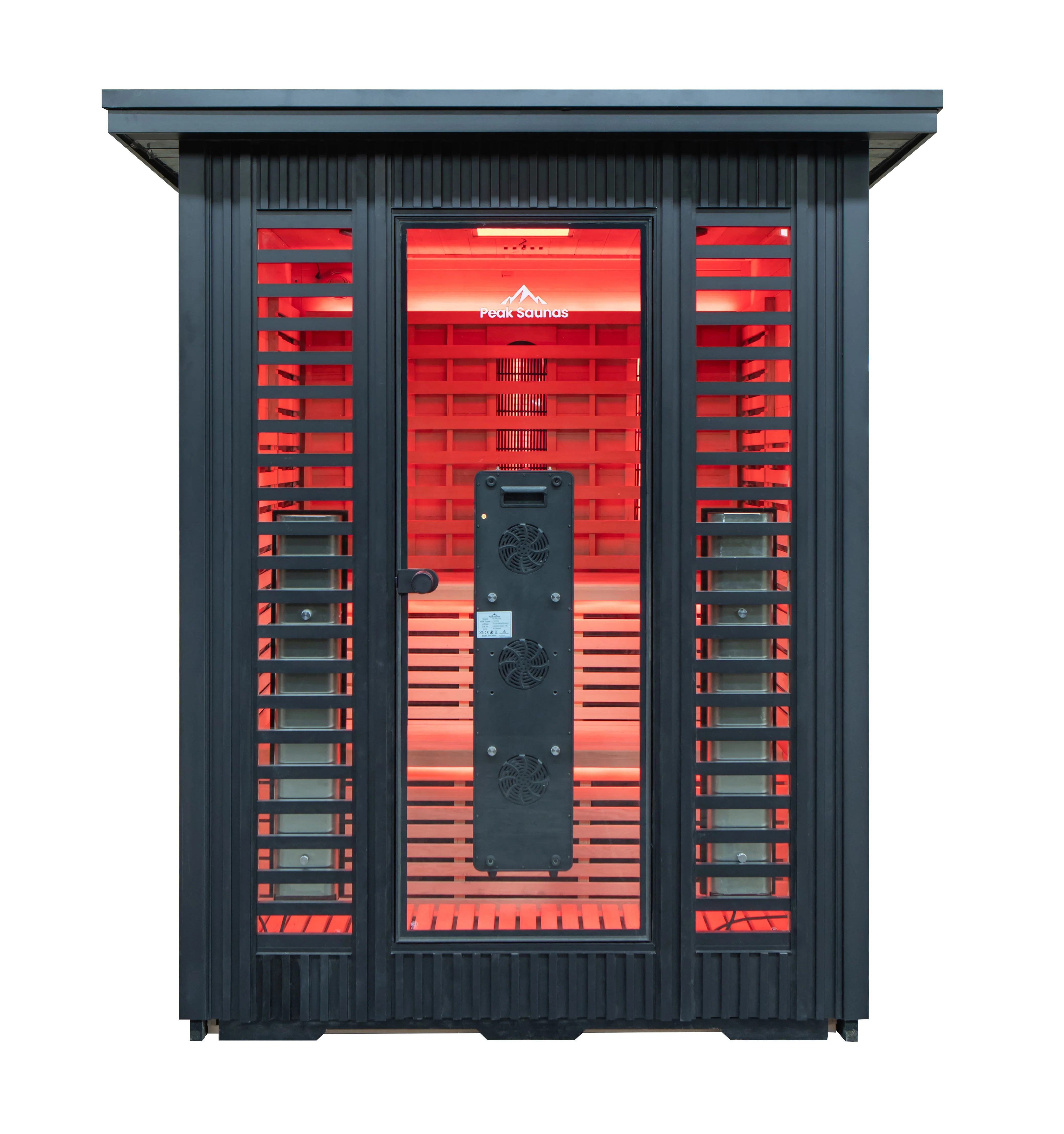 Kilimanjaro 5-Person Outdoor Full Spectrum Infrared Sauna with Full-Body Medical-Grade Red Light Therapy and Smart WiFi App Control - Image 4