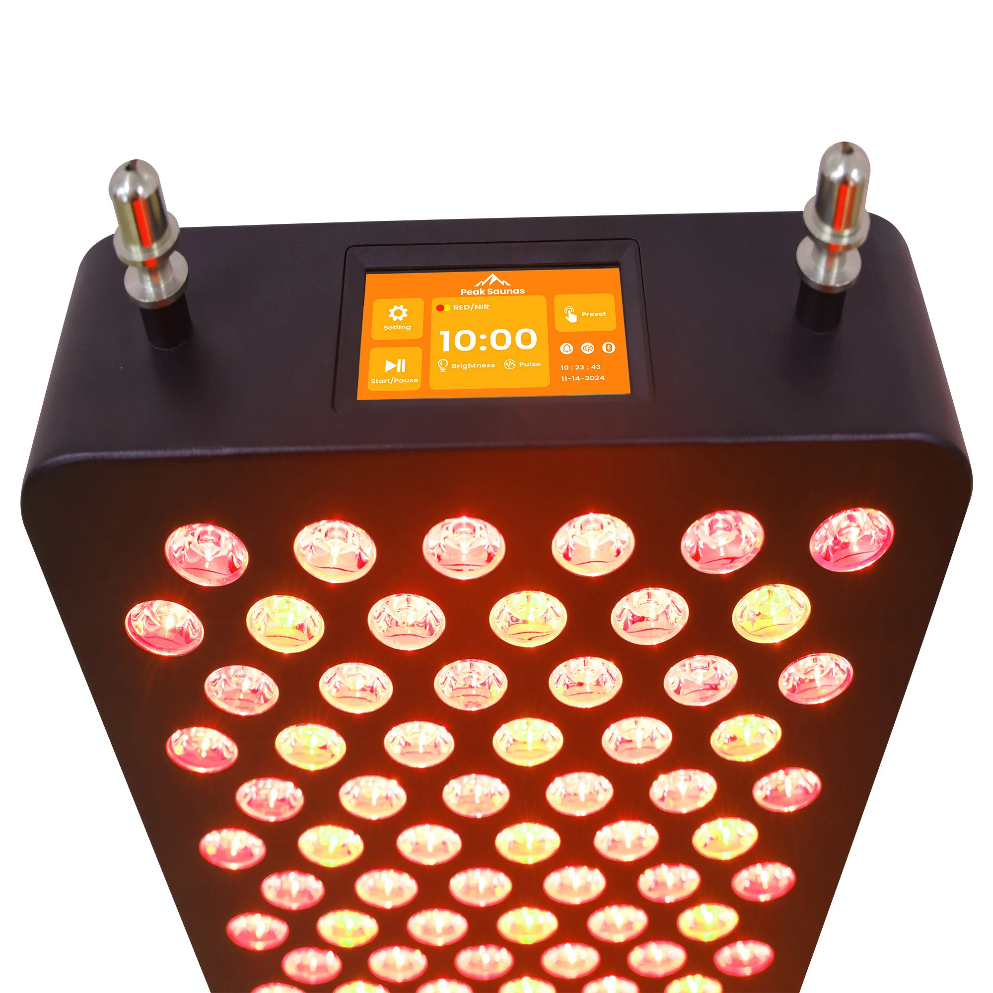 Kilimanjaro 5-Person Outdoor Full Spectrum Infrared Sauna with Full-Body Medical-Grade Red Light Therapy and Smart WiFi App Control - Image 7