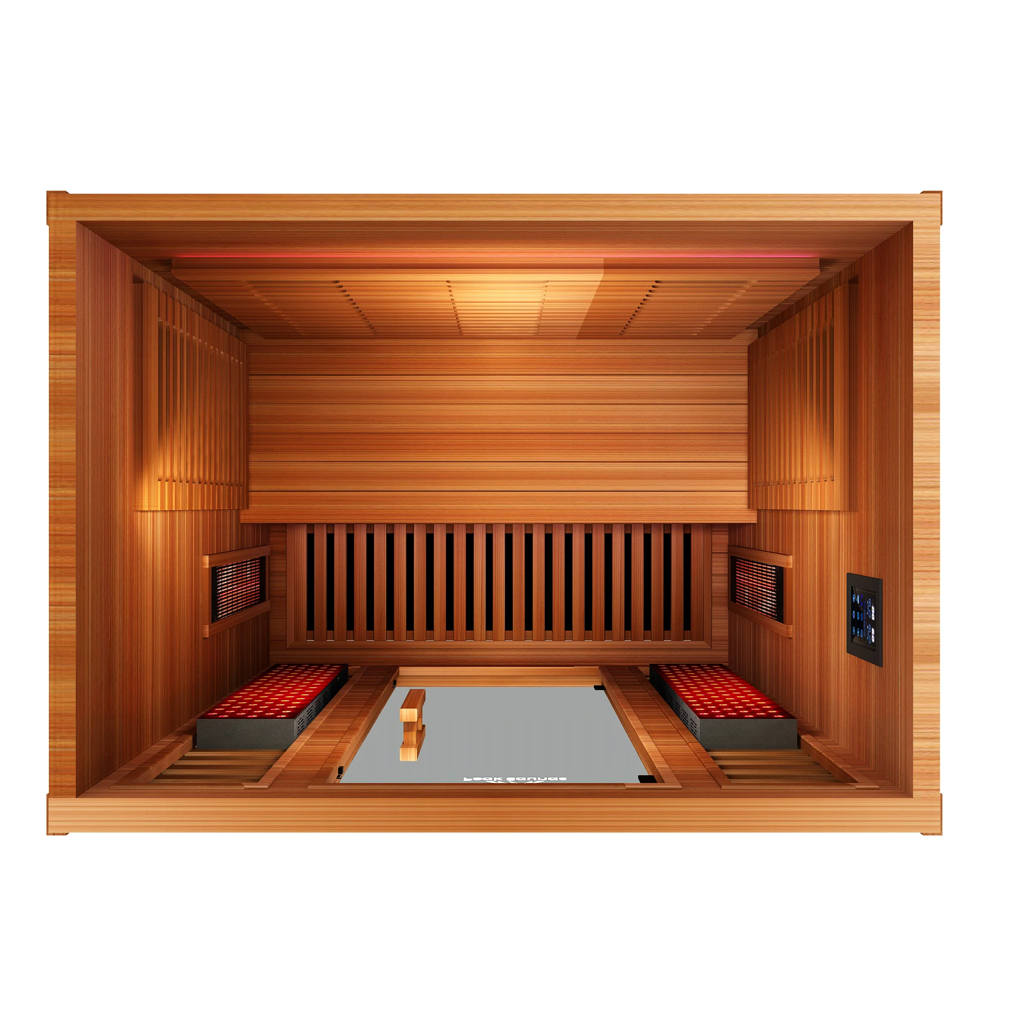 Matterhorn 3-Person Full Spectrum Infrared Sauna with Full-Body Medical-Grade Red Light Therapy & Smart WiFi App Control - Image 3