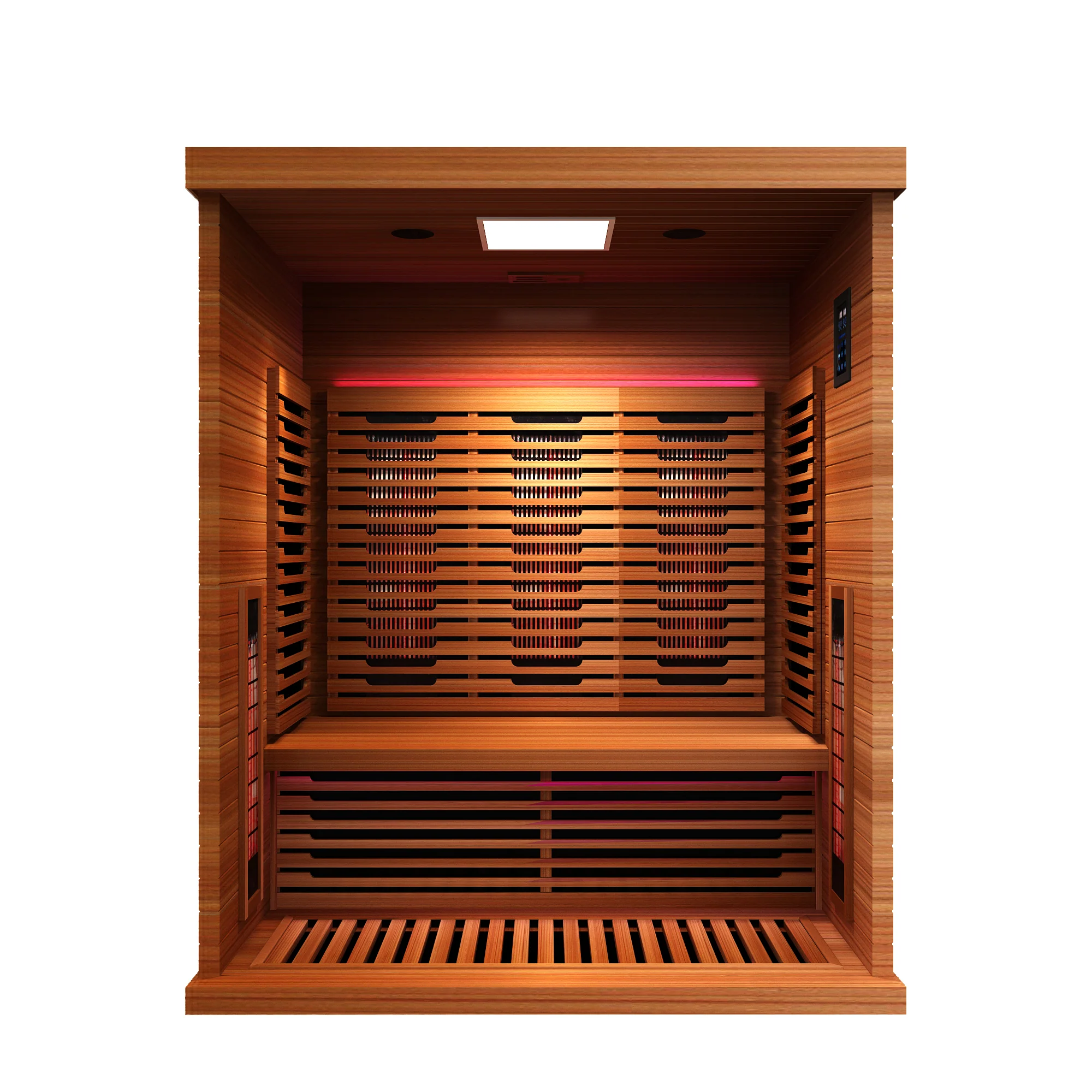 Matterhorn 3-Person Full Spectrum Infrared Sauna with Full-Body Medical-Grade Red Light Therapy & Smart WiFi App Control - Image 5