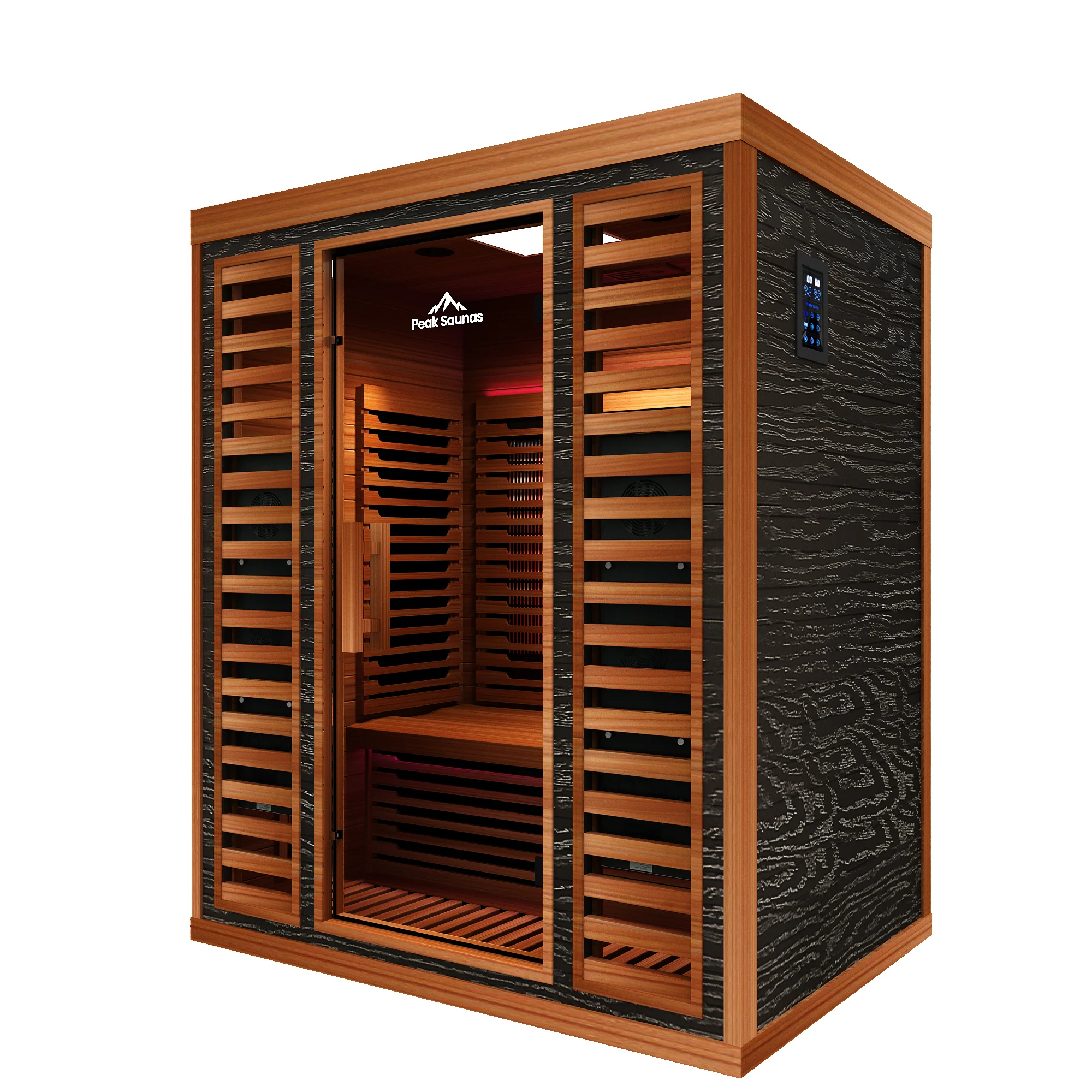 Matterhorn 3-Person Full Spectrum Infrared Sauna with Full-Body Medical-Grade Red Light Therapy & Smart WiFi App Control - Image 6