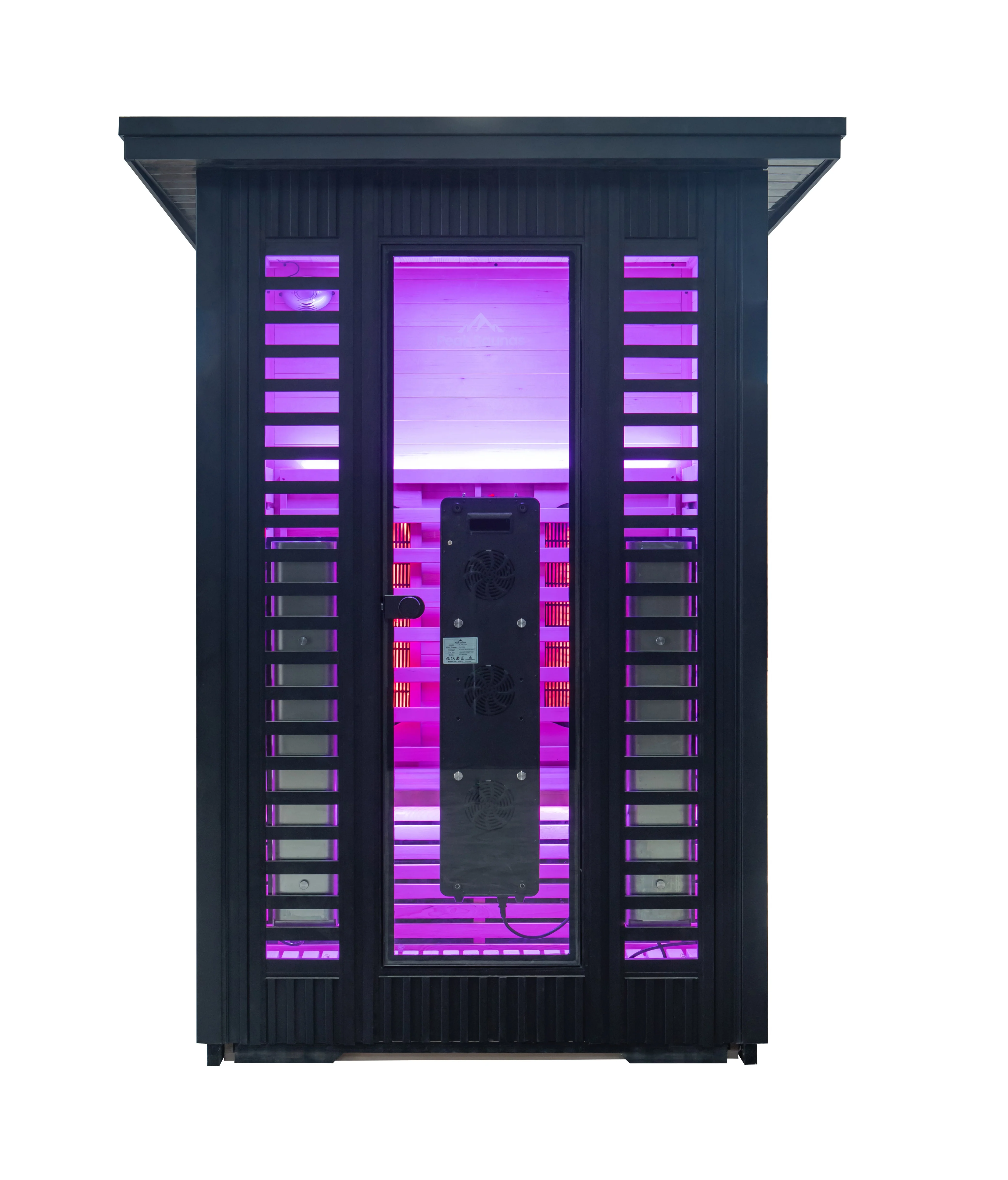Patagonia 2-Person Outdoor Full Spectrum Infrared Sauna with Full-Body Medical-Grade Red Light Therapy and Smart WiFi App Control - Image 30