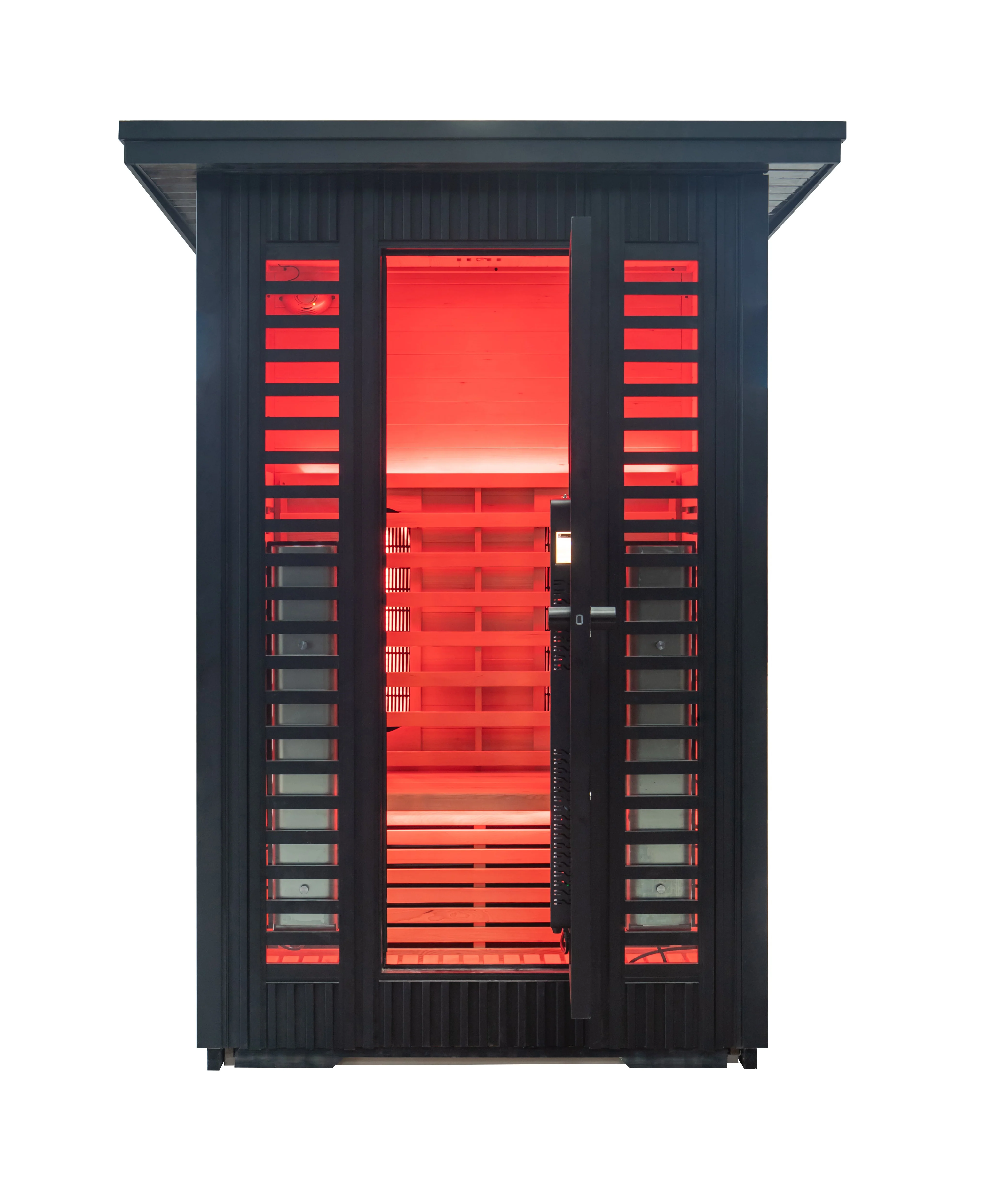 Patagonia 2-Person Outdoor Full Spectrum Infrared Sauna with Full-Body Medical-Grade Red Light Therapy and Smart WiFi App Control - Image 31
