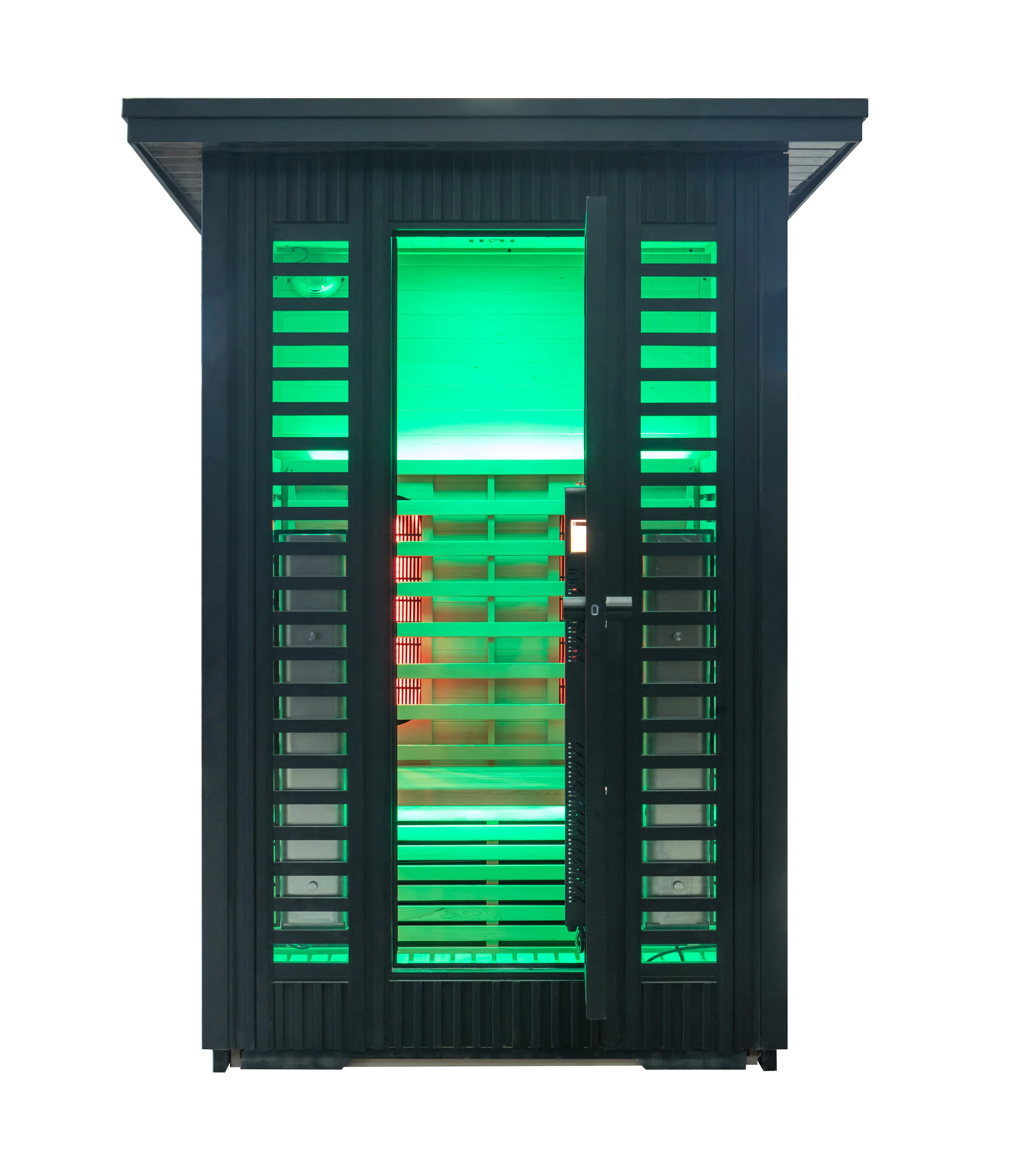 Patagonia 2-Person Outdoor Full Spectrum Infrared Sauna with Full-Body Medical-Grade Red Light Therapy and Smart WiFi App Control - Image 32