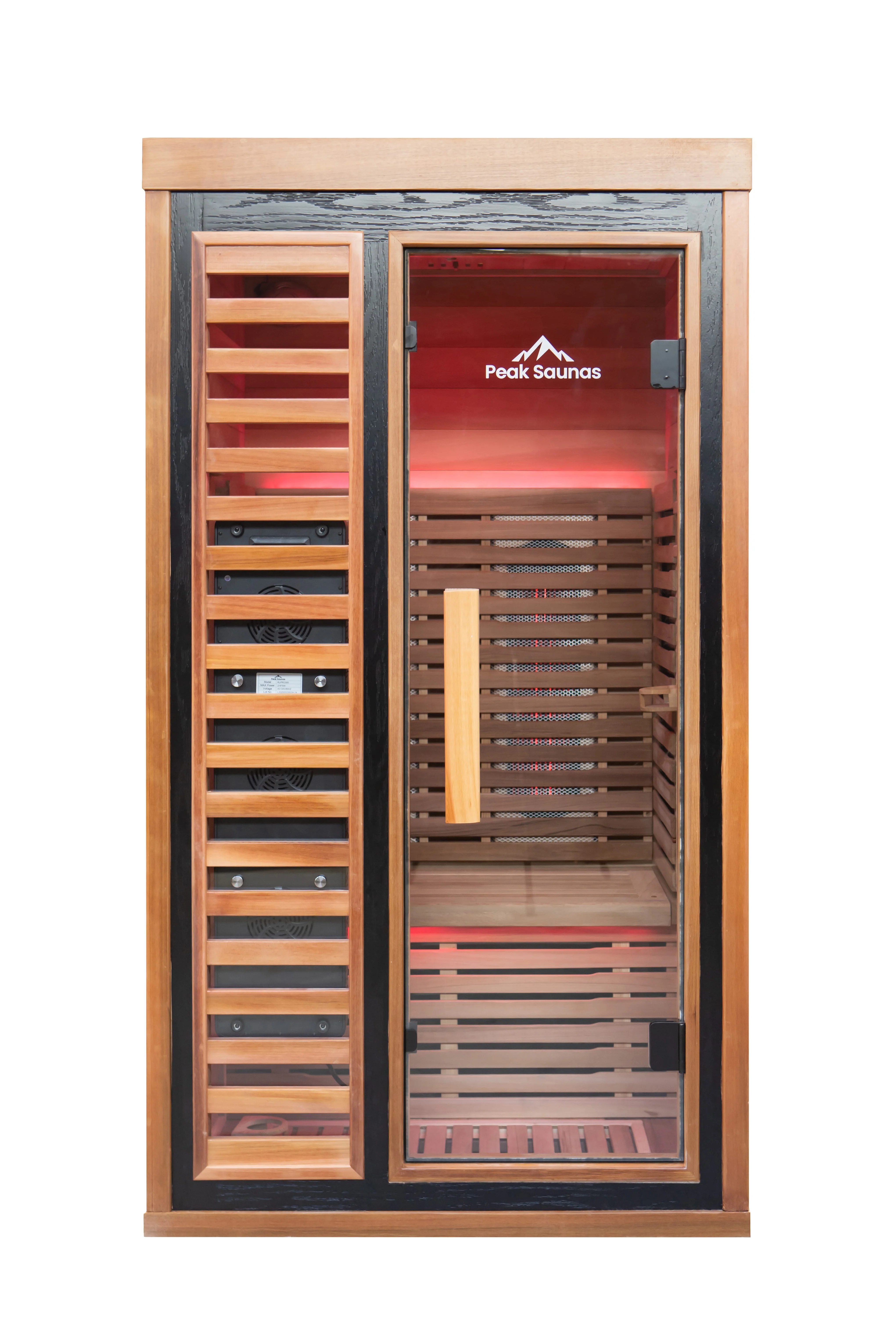 Rainier 1-Person Full Spectrum Infrared Sauna with Full-Body Medical-Grade Red Light Therapy & Smart WiFi App Control - Image 12