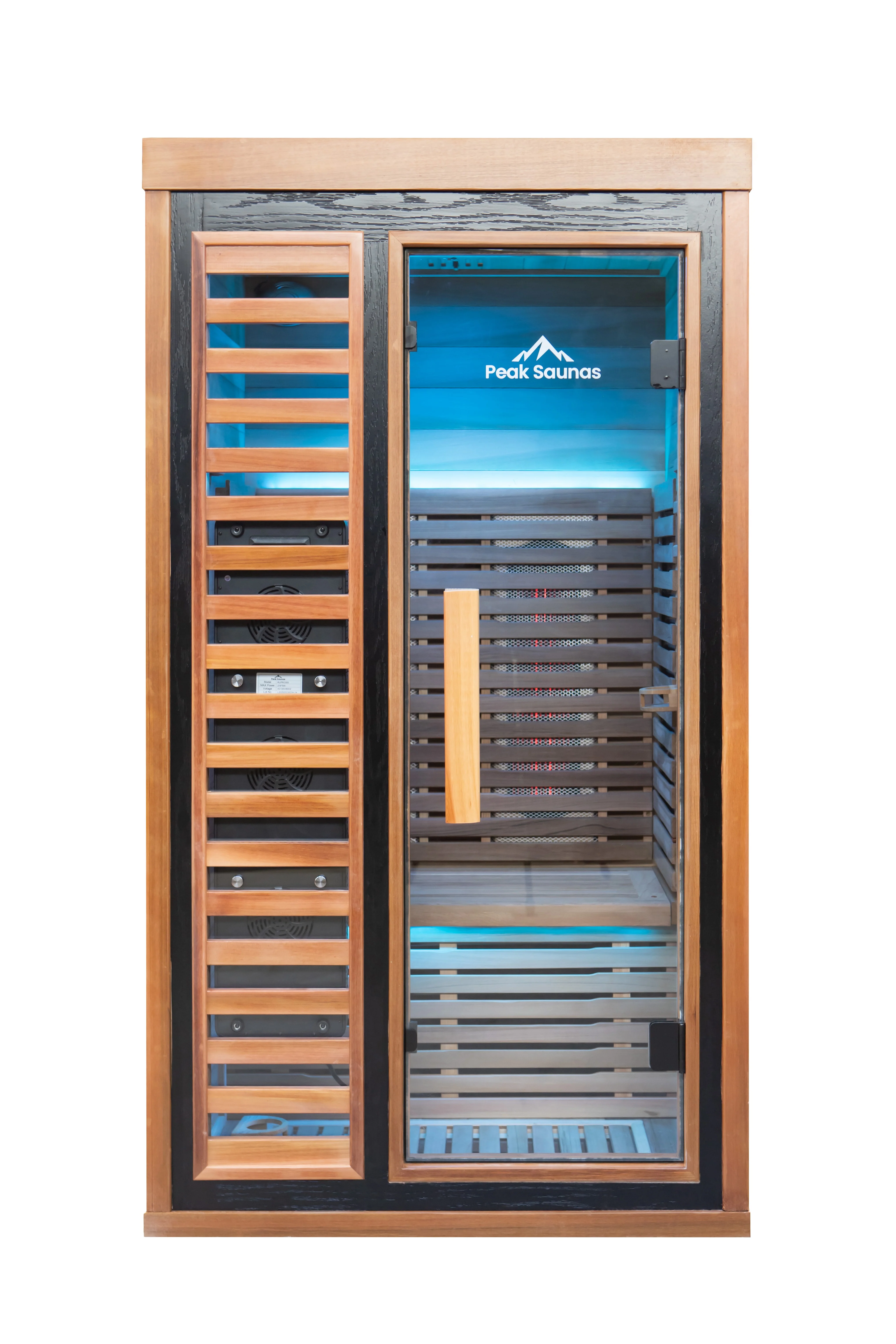 Rainier 1-Person Full Spectrum Infrared Sauna with Full-Body Medical-Grade Red Light Therapy & Smart WiFi App Control - Image 13
