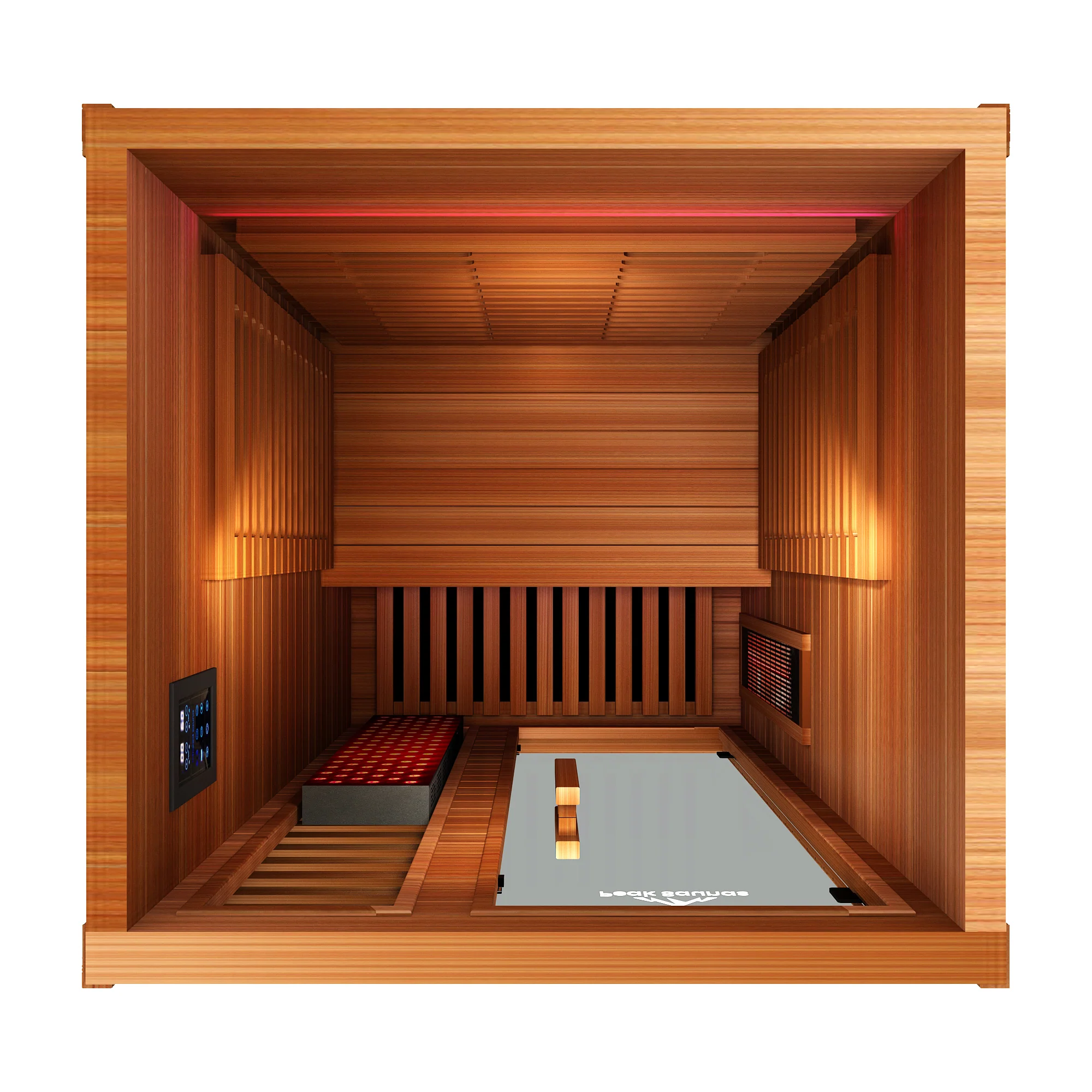 Rainier 1-Person Full Spectrum Infrared Sauna with Full-Body Medical-Grade Red Light Therapy & Smart WiFi App Control - Image 5