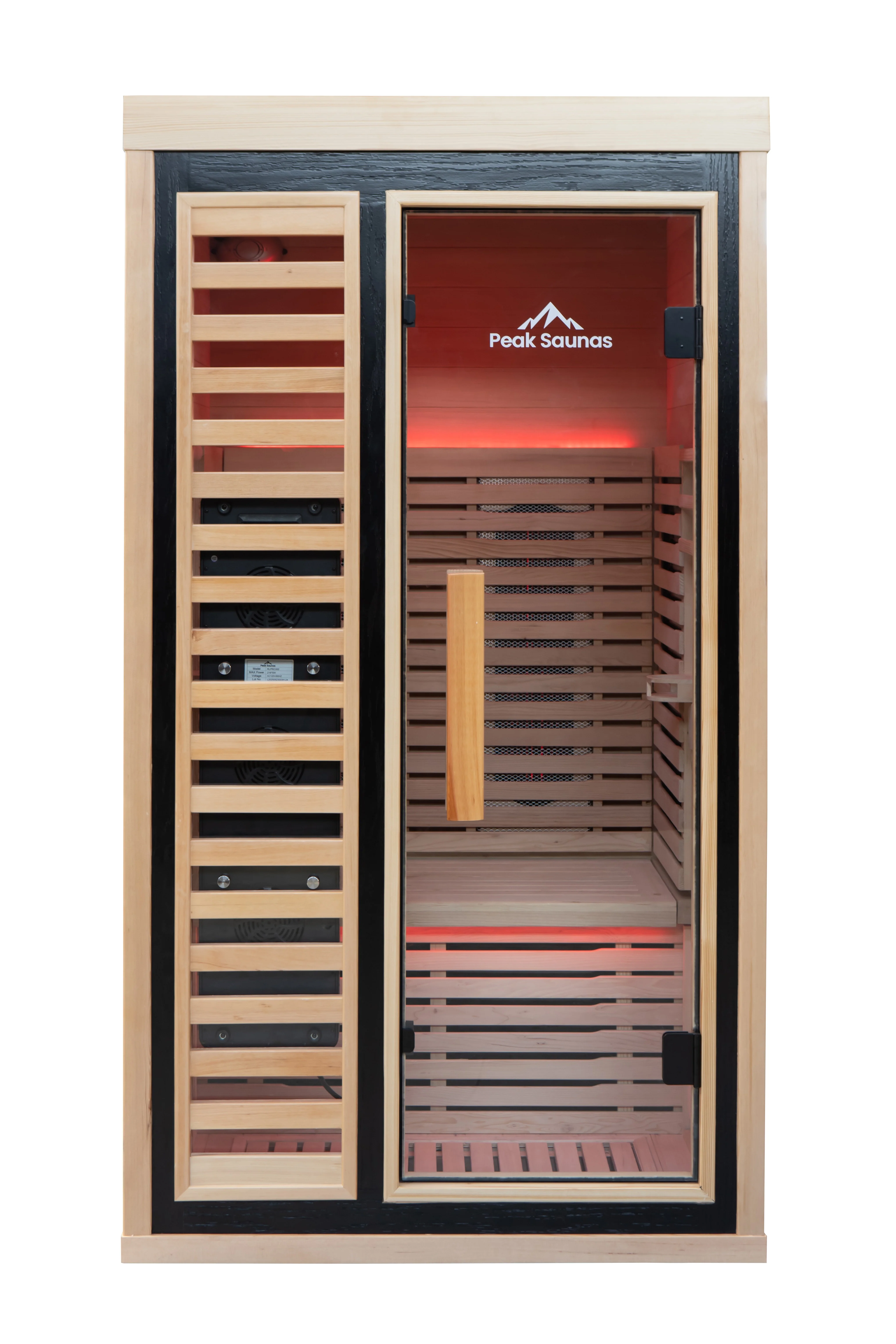 Shasta 1-Person Full Spectrum Infrared Sauna with Full-Body Medical-Grade Red Light Therapy & Smart WiFi App Control - Image 14