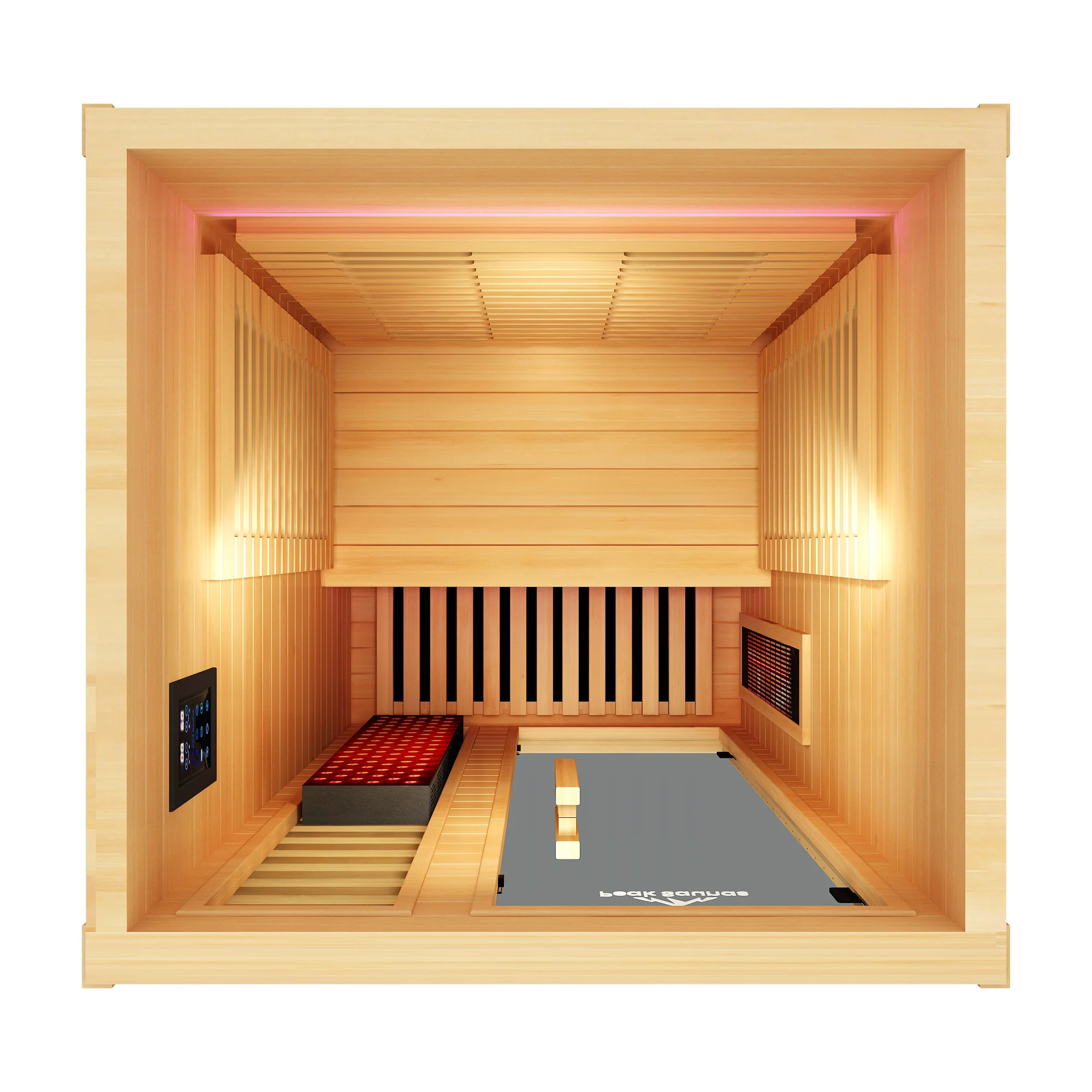 Shasta 1-Person Full Spectrum Infrared Sauna with Full-Body Medical-Grade Red Light Therapy & Smart WiFi App Control - Image 5