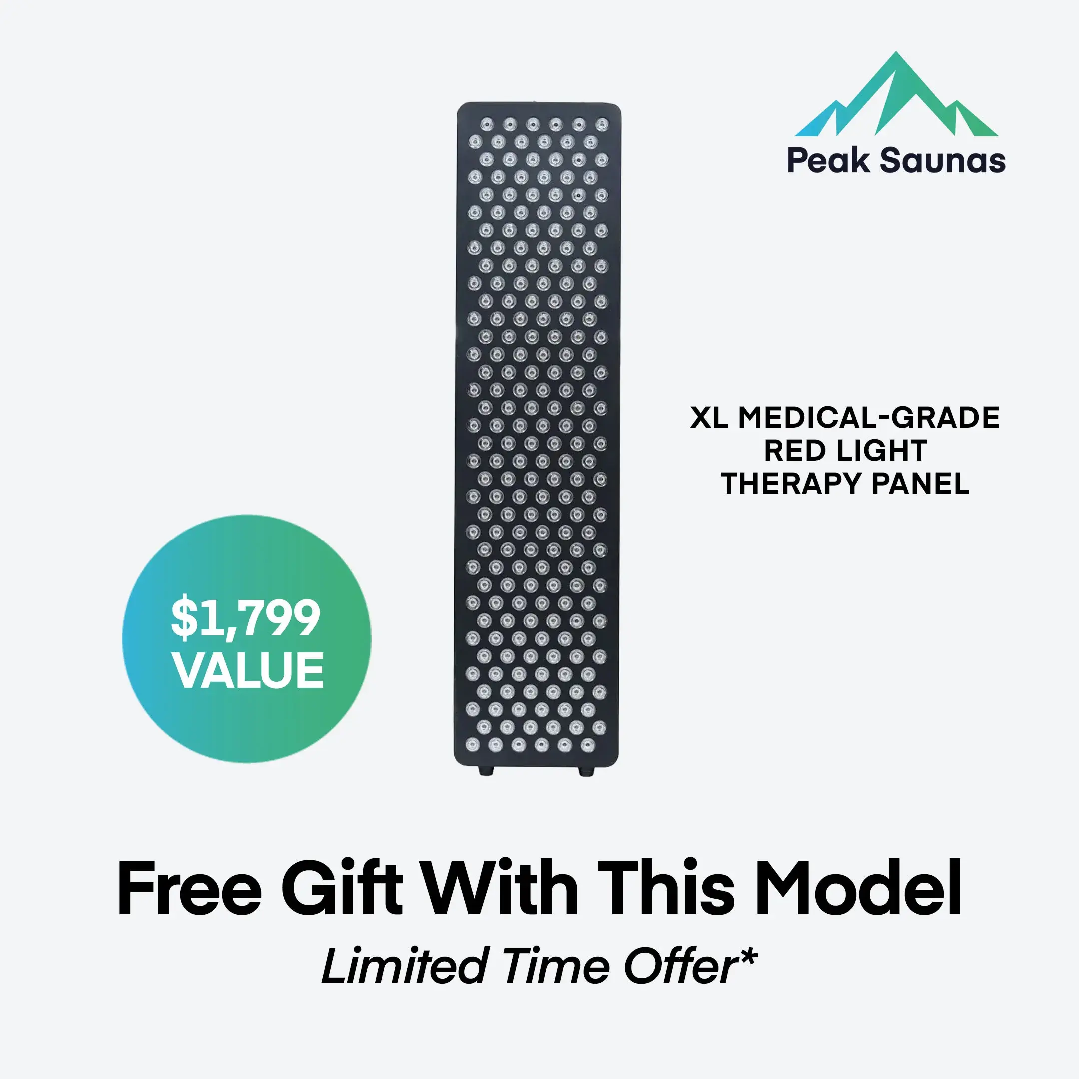 XL Medical-Grade Red Light Therapy Panel